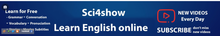 تعلم الانجليزية مجانا علي sci4show
