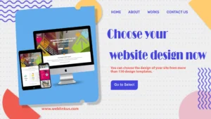 اختار قالب تصميم لموقع